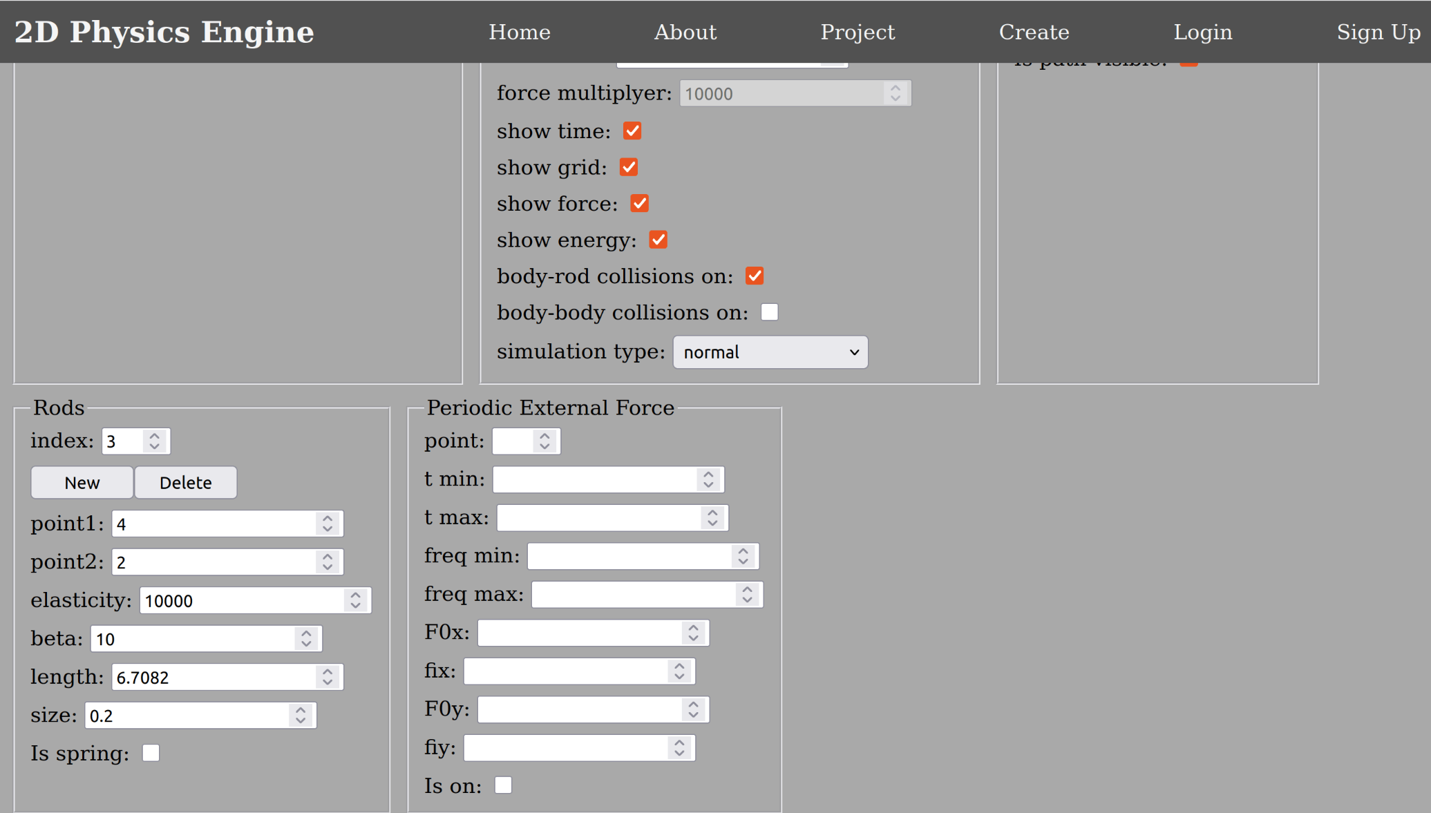 create page scrolled to bottom